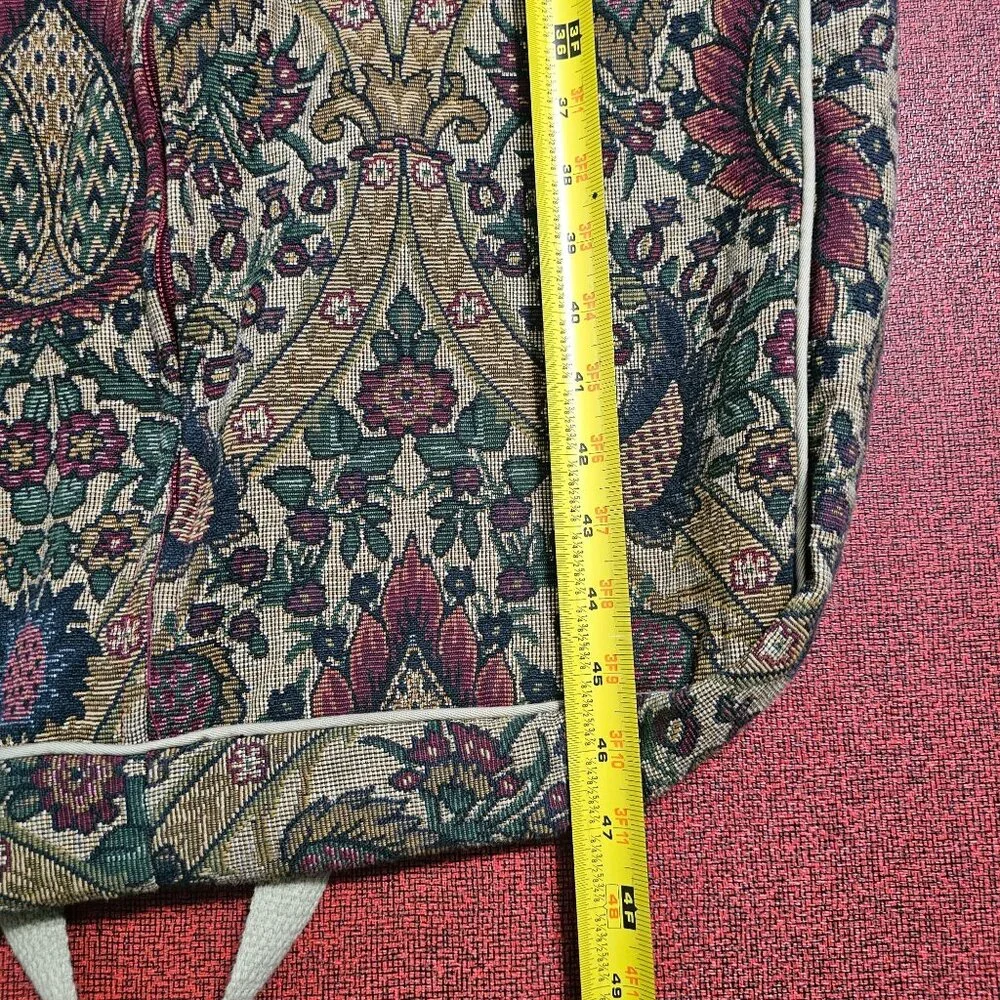 Vintage Hartmann Garment‎ Bag Tapestry Paisley Flame Luggage Travel Vacation